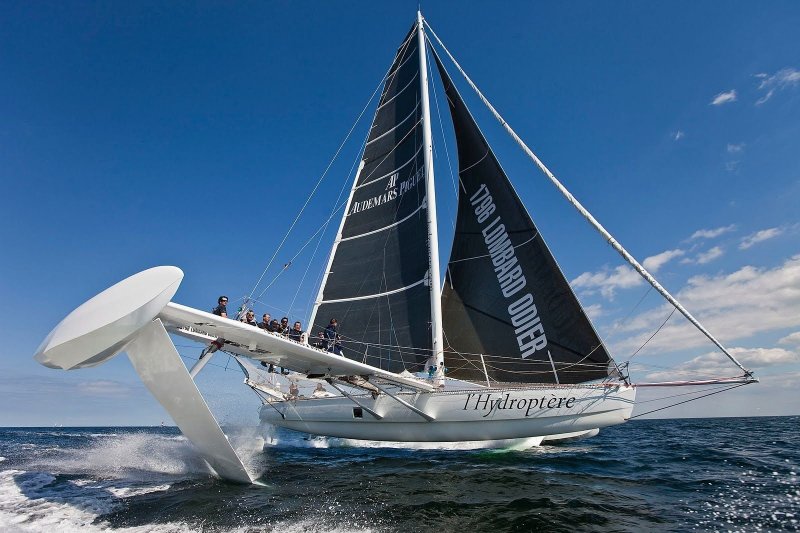 Самый быстрый парусник в мире Hydroptere