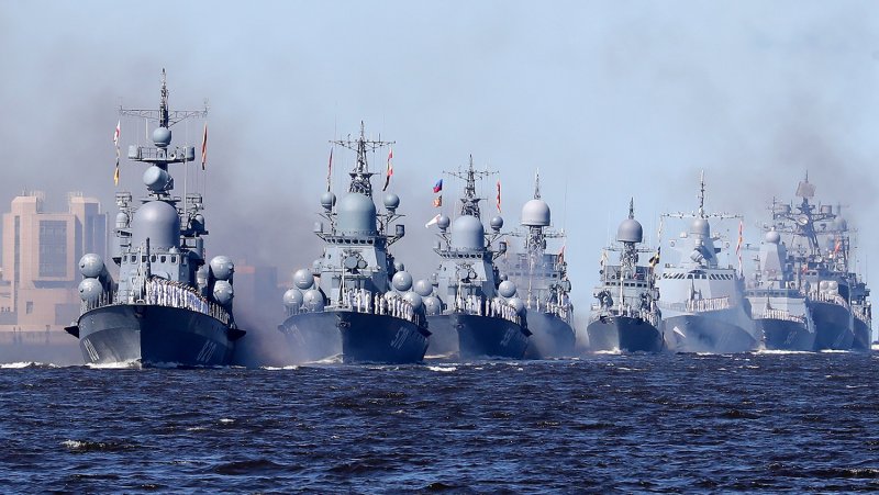 Парад ВМФ В Санкт-Петербурге 2020 корабли