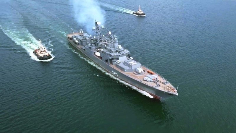 Фрегат Тихоокеанского флота «Маршал Шапошников»