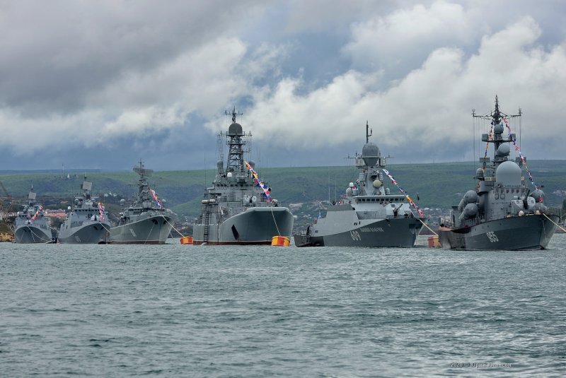 Корабли Черноморского флота ВМФ России в Севастополе