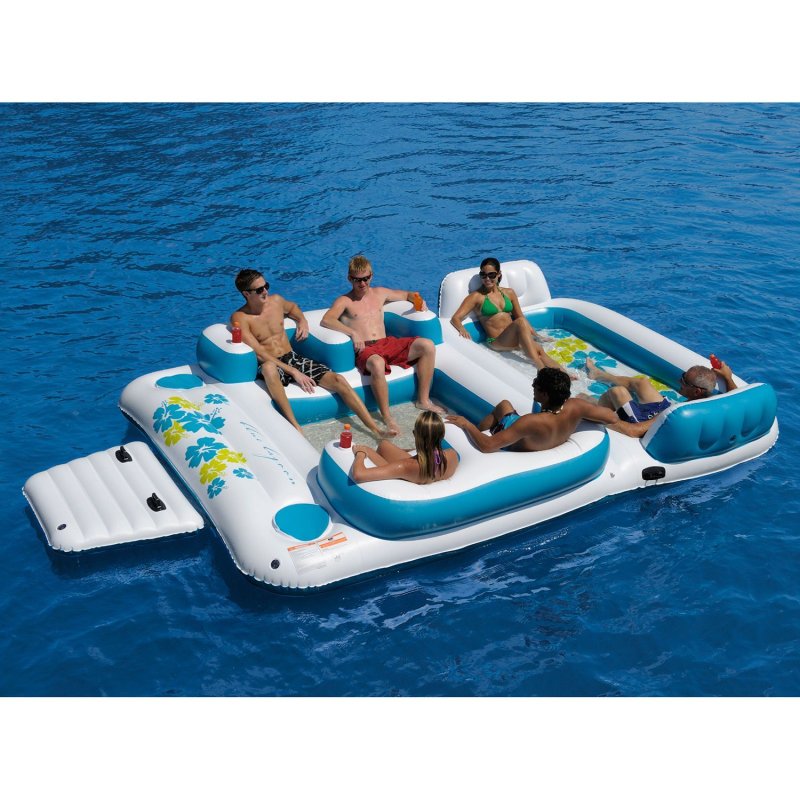 Надувной матрас 6 person Inflatable Raft Pool Lake Ocean Floating Island