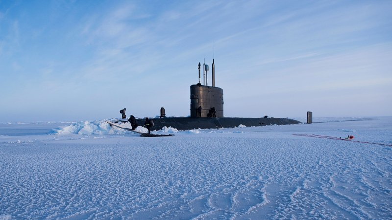 Подводная лодка Толедо в Арктике