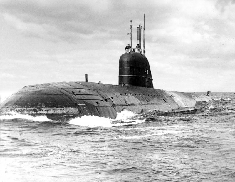 Атомная подводная лодка Ленинский комсомол