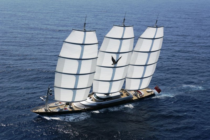 Парусная яхта Maltese Falcon