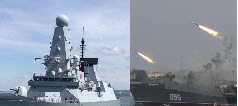 Эсминец уро "Дефендер" ВМС Великобритании