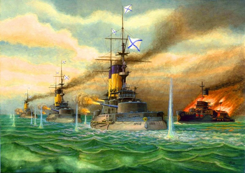 Цусимское сражение 1905 картины