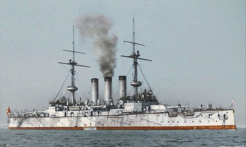 Shikishima линкор
