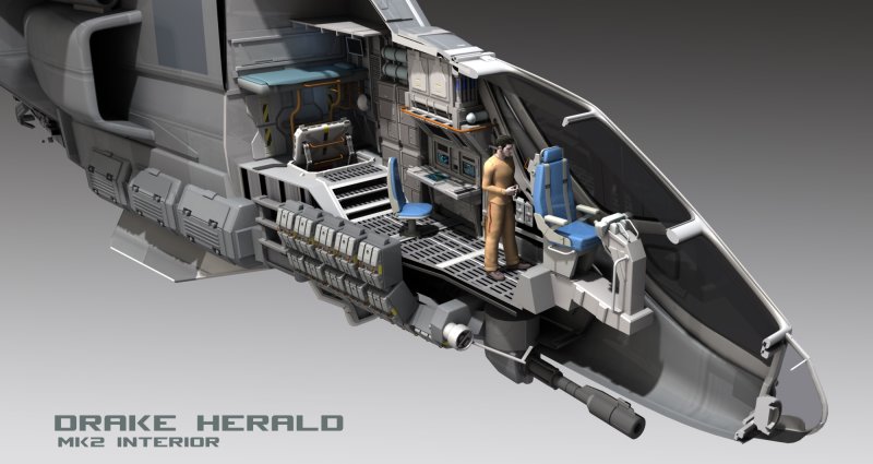 Космические корабли Star Citizen внутри
