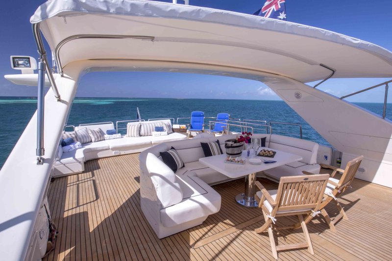 Flybridge на яхте