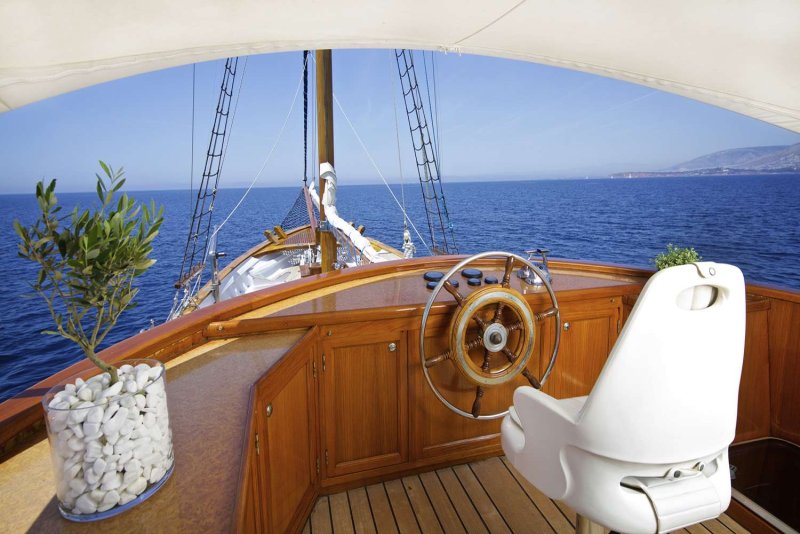 Flybridge на яхте