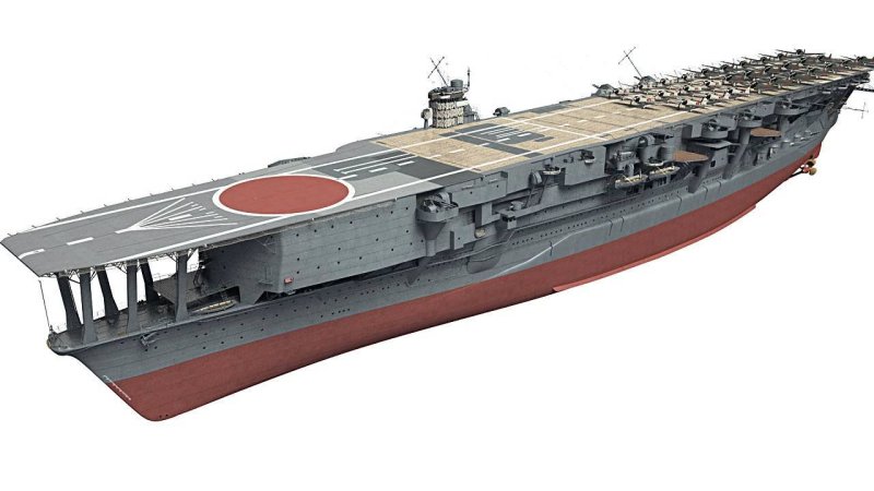 Авианосец Kaga модель