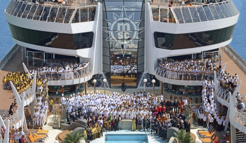 MSC World Europa круизный лайнер