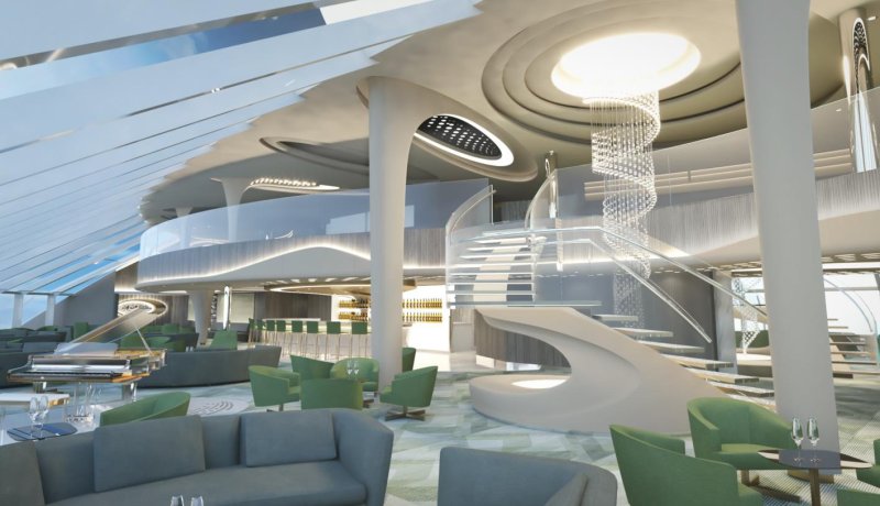 Лайнер MSC World Europa горка