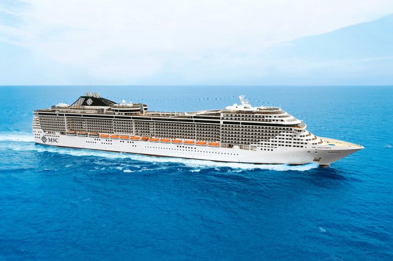 Круизный корабль "MSC splendida"