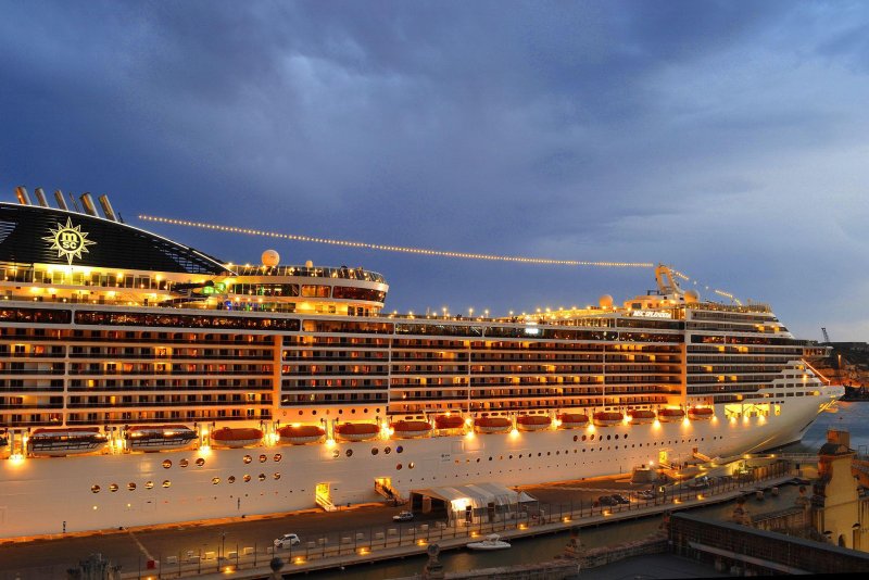 MSC splendida 5 круизный лайнер