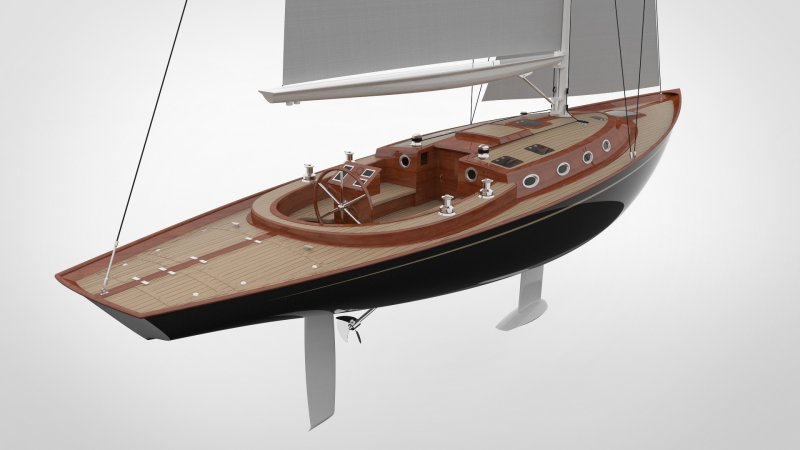 Парусная яхта Spirit 46 чертеж