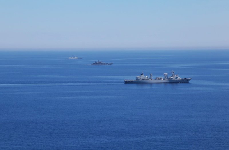 Натовские корабли в Крыму в 2014 году