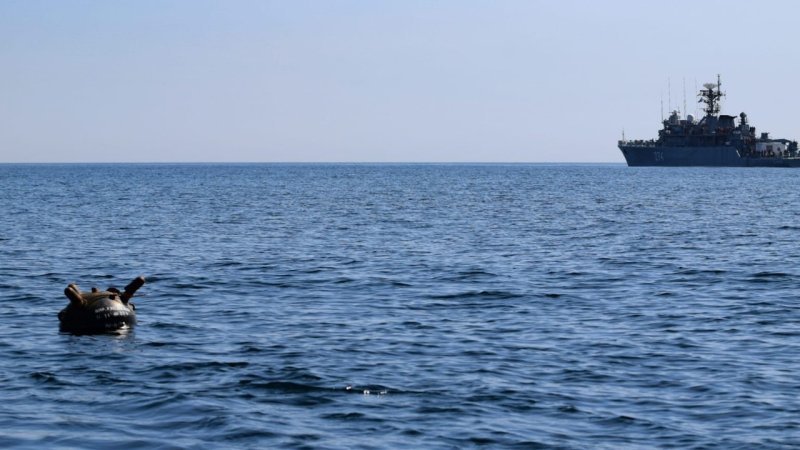 Мины в акватории черного моря