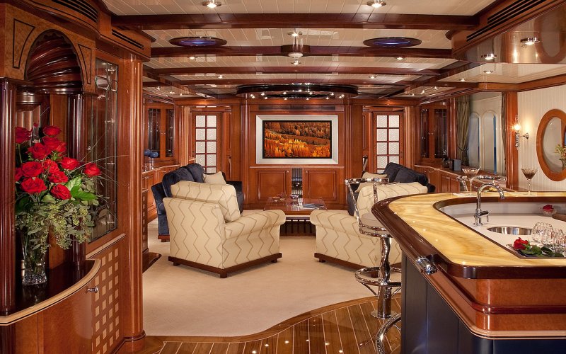 Мегаяхта интерьер