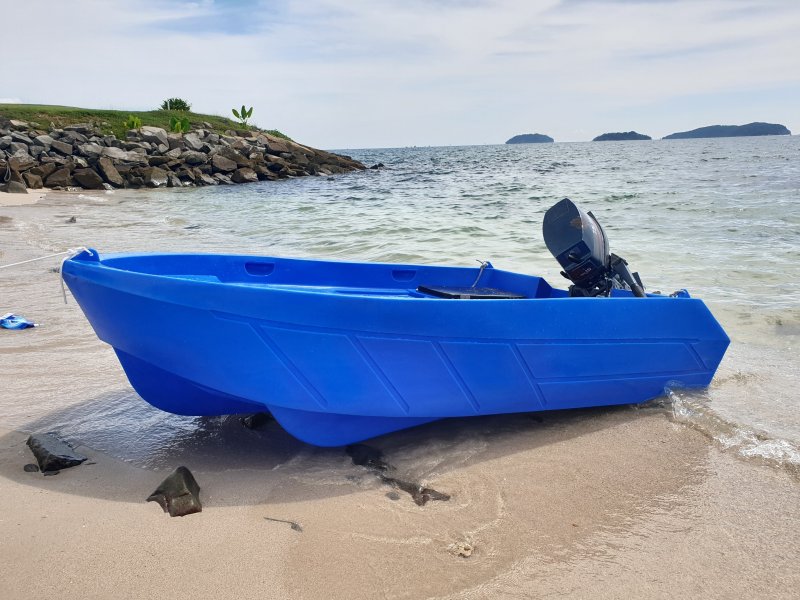 Outboard rotomolding Plastik лодка