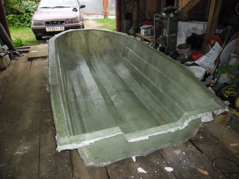 Матрица для формовки корпуса лодки