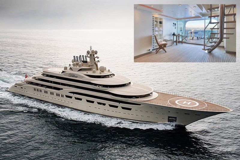 Алишер Усманов яхта Dilbar