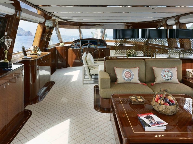 Яхта Чекмезова интерьер