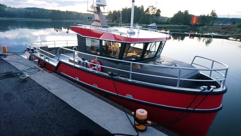 Финский водоизмещающий катер