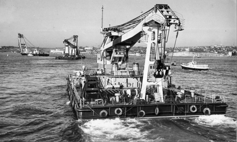 Плавучий кран Витязь