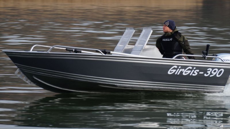 Алюминиевая лодка Киргиз 390