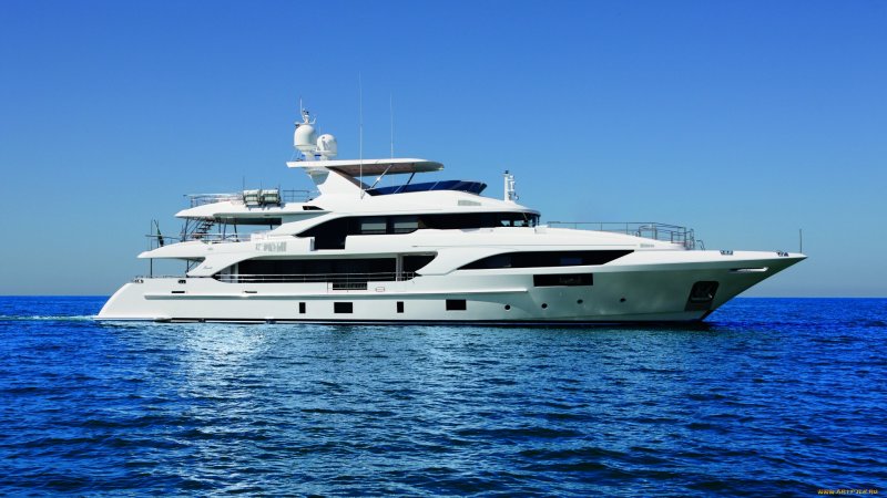 Яхта Benetti Panthera схема яхты
