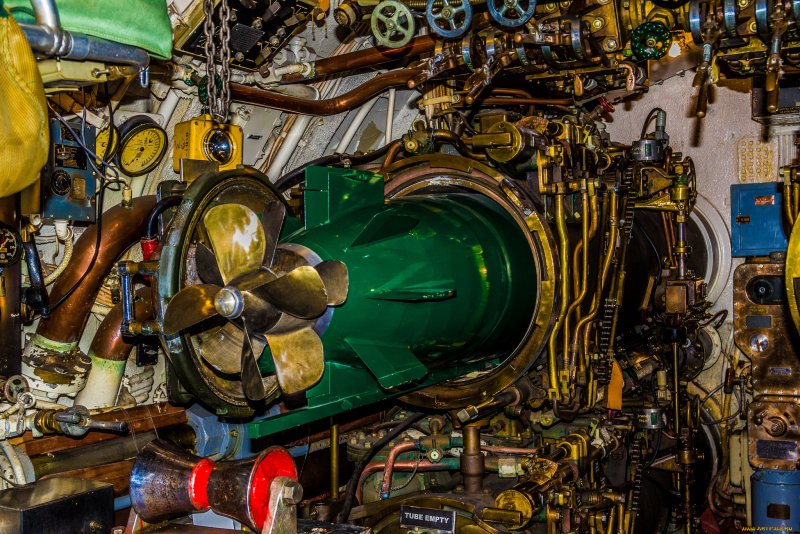 Торпедный отсек подводной лодки тб3