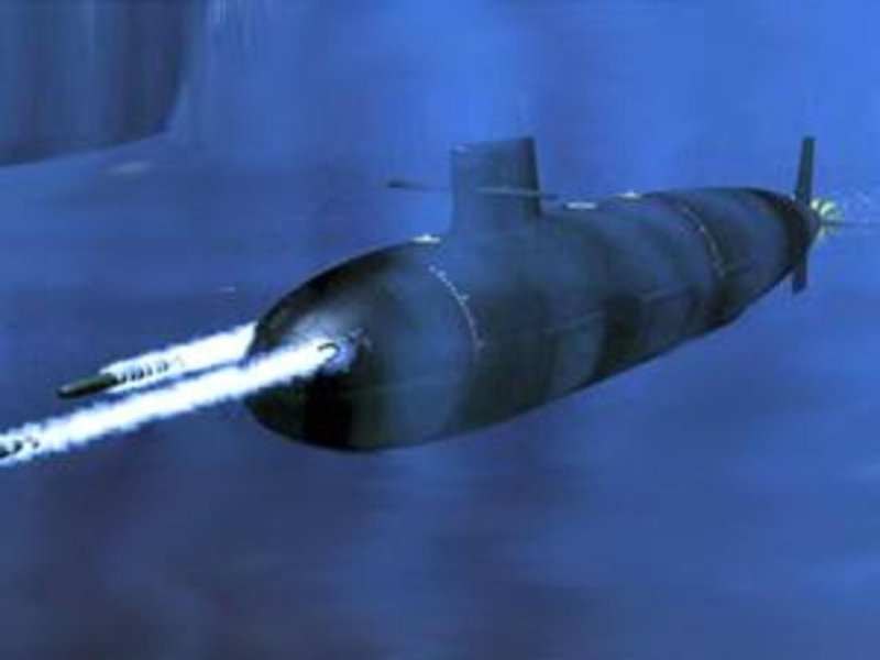 Пуск торпеды АПЛ