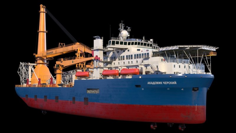 Трубоукладчик академик Черский