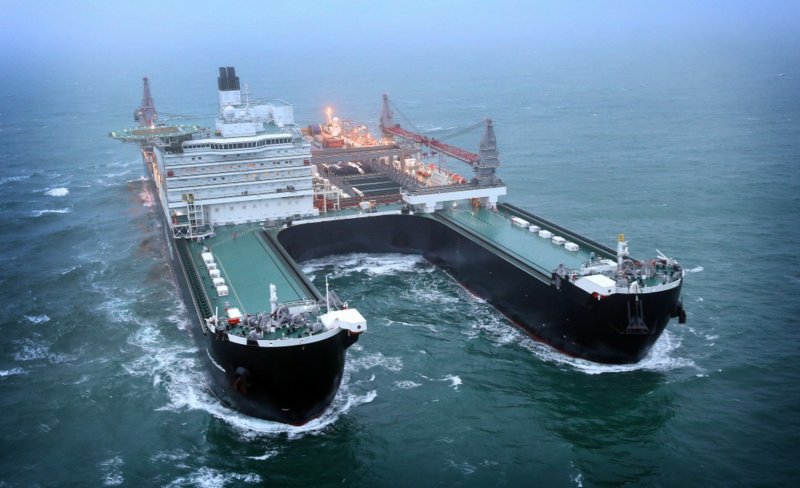 Pioneering Spirit Северный поток 2