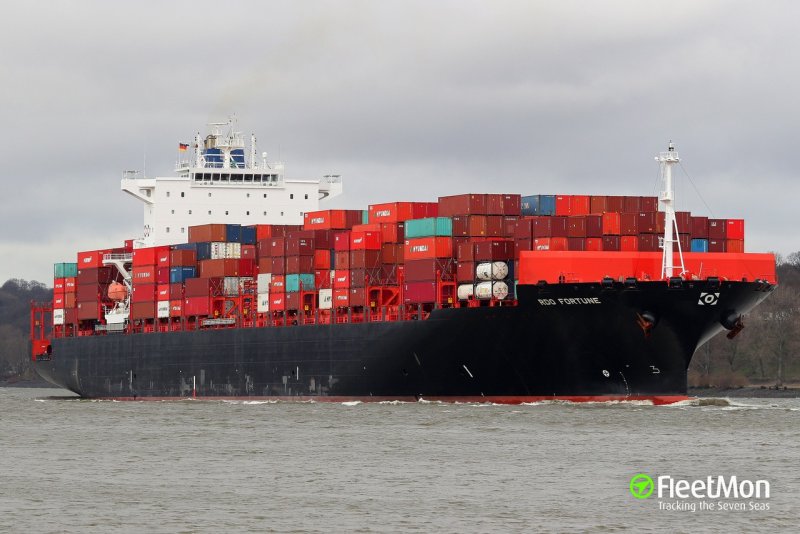 Контейнеровоз от хёндэ