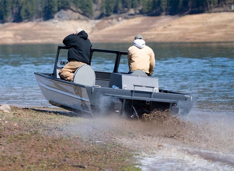 Лодка с водометом Аляска для мелководья