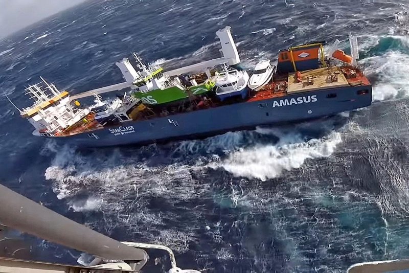 Танкер в норвежском море