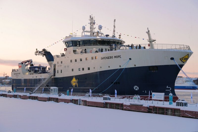 Архангельский траловый флот судно Баренцево море