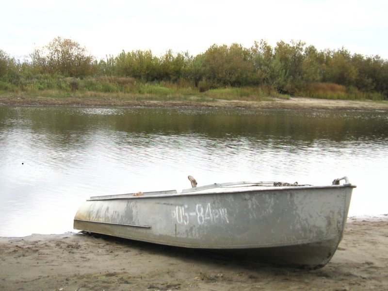 Лодка-Казанка в Архангельской обл.