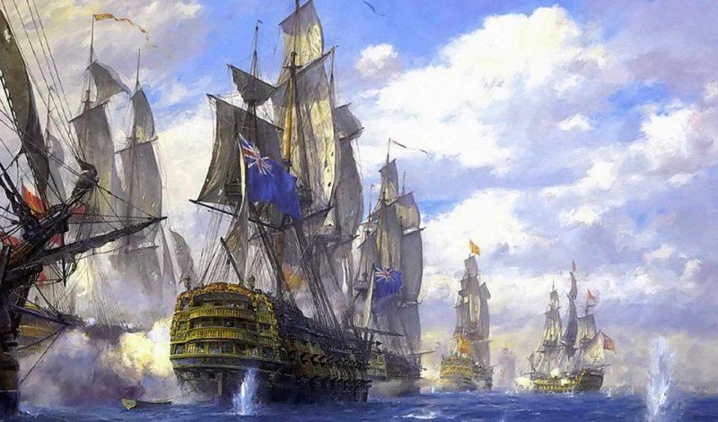 Geoff Hunt. Парусные корабли.
