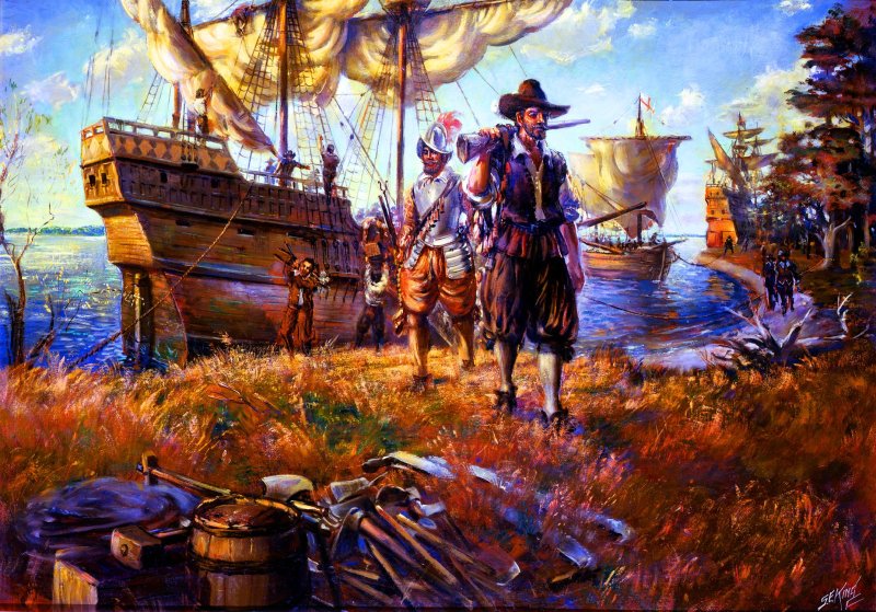 Колонисты Северной Америки 1607