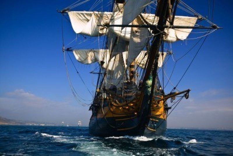 HMS Surprise ахтерштевень