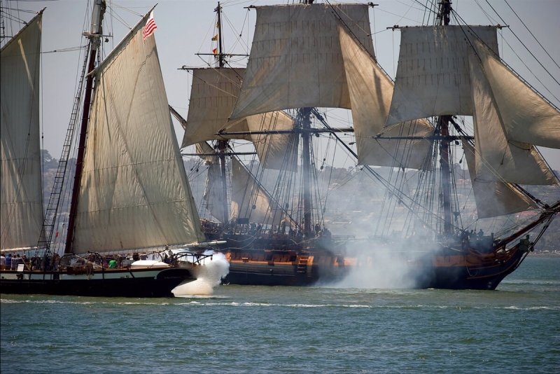 HMS Surprise Replica ship