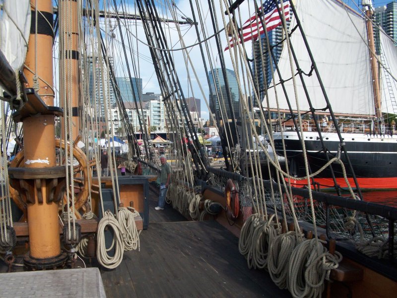 HMS Surprise Deck