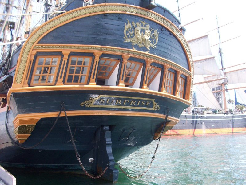 HMS Surprise Stern
