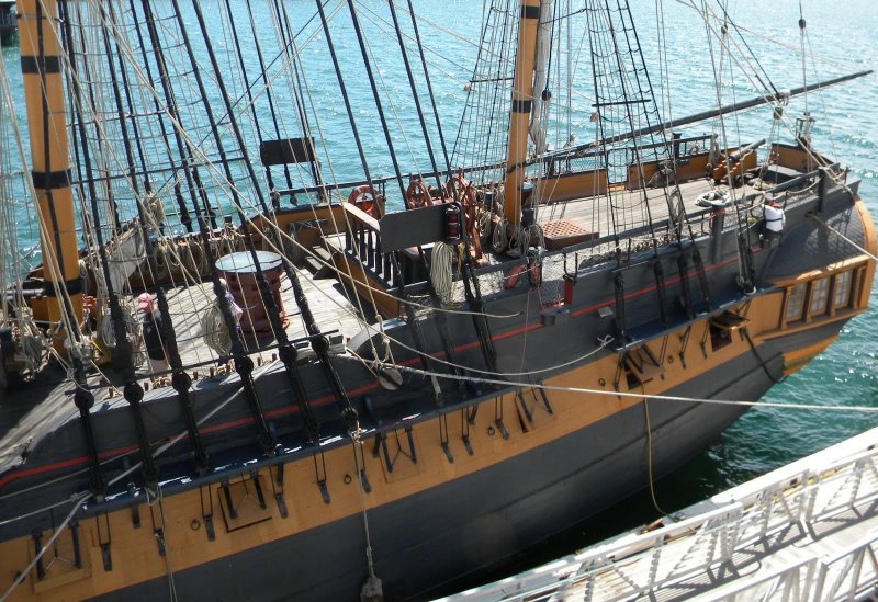 HMS Surprise Replica ship