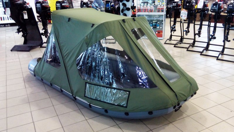 Ходовой тент для ПВХ лодки броня-280 м