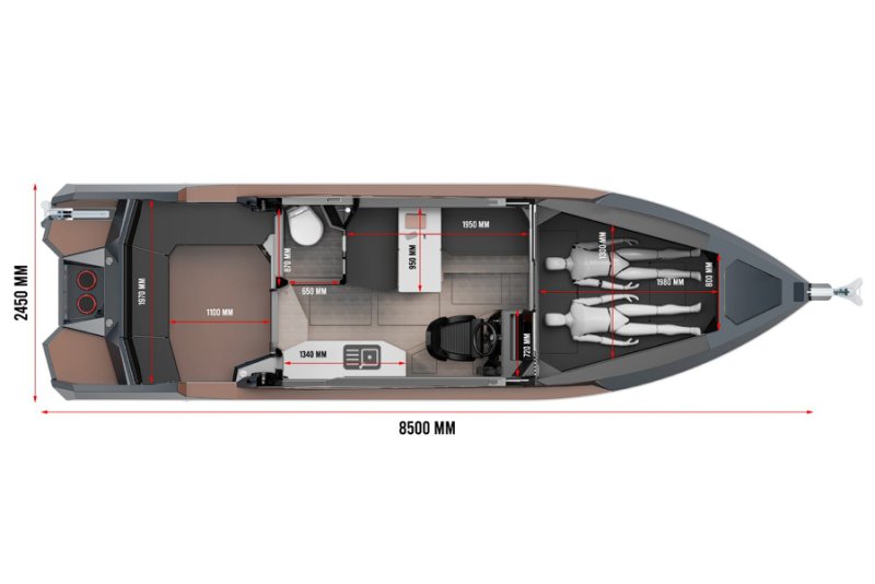 Лодка Victory a8 Cabin