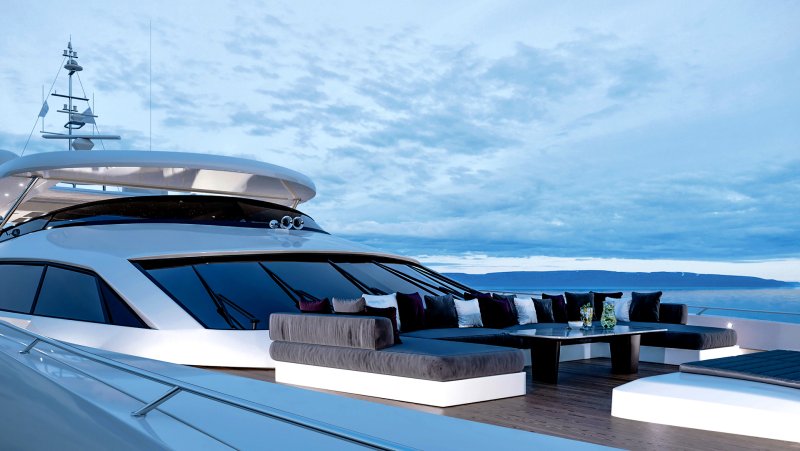 Вилла с яхтой